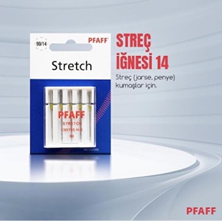 PFAFF STRETCH İĞNESİ 14 NO. (1 PAKET=5 ADET) (821207096)