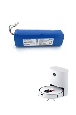 Roidmi Eve / Eve Plus Kapasite Robot Süpürge Batarya 14.4v 5200 Mah Li-ıon Pil