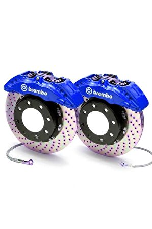 Brembo Kaliper Kapağı 4'lü Ön Arka Set Mavi Renk