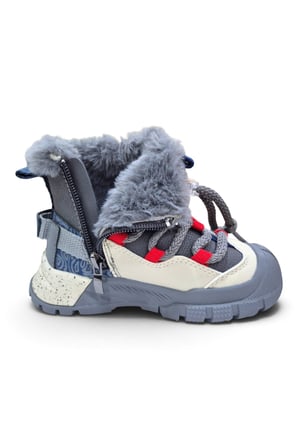 Anatomik Taban Sıcak Tutan Astar Kaymaz Taban Unisex Çocuk Bot CHEROKEE-P Gri