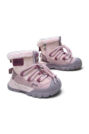 Anatomik Taban Sıcak Tutan Astar Kaymaz Taban Unisex Çocuk Bot CHEROKEE-P Pembe