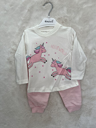 Unicorn Desen  Şişme Yelek Üçlü Takım