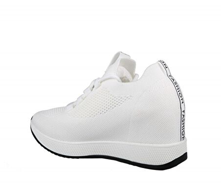 GUJA 22y305 Dolgu Topuk Beyaz Kadın Sneakers