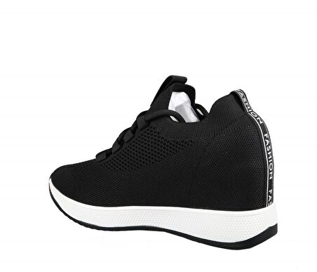 GUJA 22y305 Dolgu Topuk Siyah Kadın Sneakers