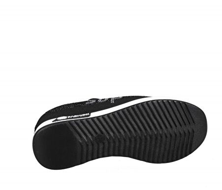 GUJA 22y305 Dolgu Topuk Siyah Kadın Sneakers