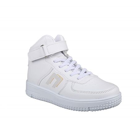 Cool Pekin Boğazlı Beyaz Çocuk Sneakers