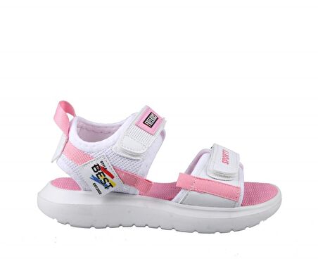 300 Beyaz Pembe Çocuk Sandalet