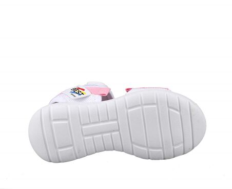 300 Beyaz Pembe Çocuk Sandalet