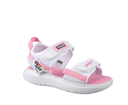 300 Beyaz Pembe Çocuk Sandalet