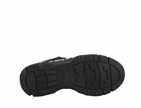 GUJA 22k303-4 Dolgu Topuk Siyah Kadın Sneakers