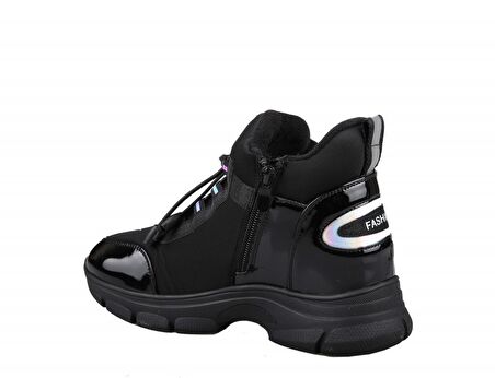 GUJA 22k303 Dolgu Topuk Siyah Kadın Sneakers