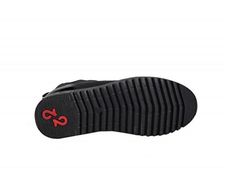 GUJA 22k304-2 Dolgu Topuk Siyah Kadın Sneakers