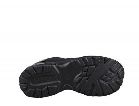 GUJA 22k300-9 Dolgu Topuk Siyah Kadın Sneakers