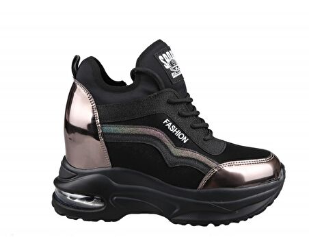 GUJA 22k300-9 Dolgu Topuk Gri Kadın Sneakers