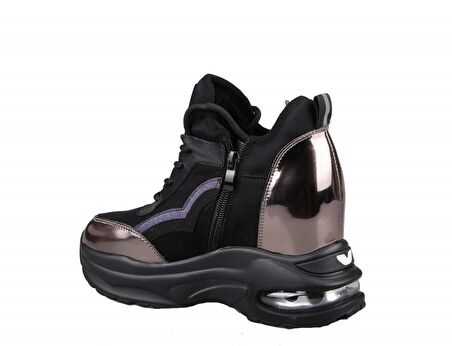 GUJA 22k300-9 Dolgu Topuk Gri Kadın Sneakers