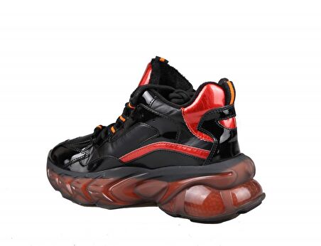 GUJA 22k314-2 Siyah-Turuncu Kadın Sneakers