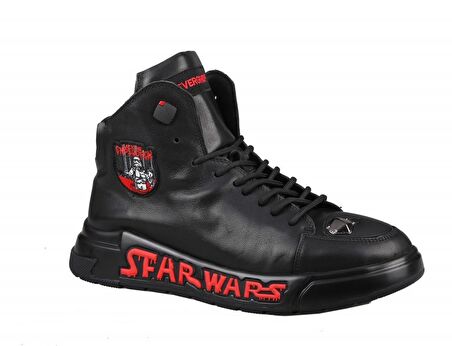 GUJA 22k403-1 Boğazlı Siyah Erkek Sneakers