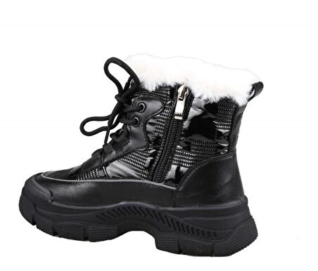 GUJA 22k310-5 Dolgu Topuk Siyah Kadın Sneakers
