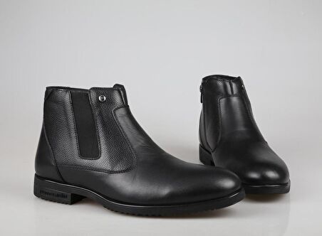 Pierre Cardin 1196063 Hakiki Deri Siyah Erkek Bot