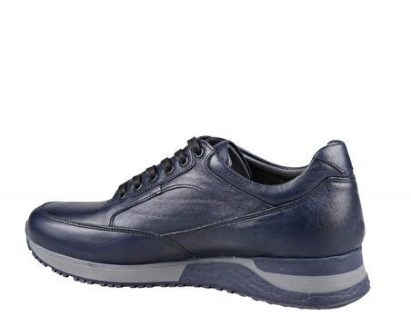FOSCO 2010-1 Hakiki Deri Lacivert Erkek Günlük Ayakkabı
