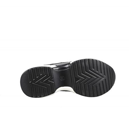 GUJA 23y300-4 Dolgu Topuk Siyah Kadın Sneakers