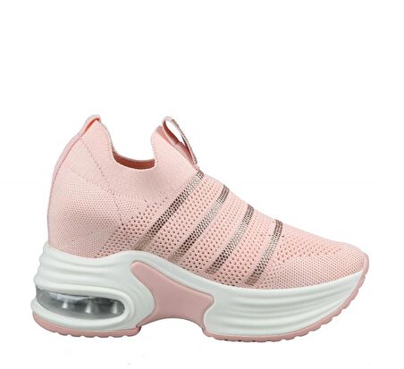 GUJA 23y300-4 Dolgu Topuk Pembe Kadın Sneakers