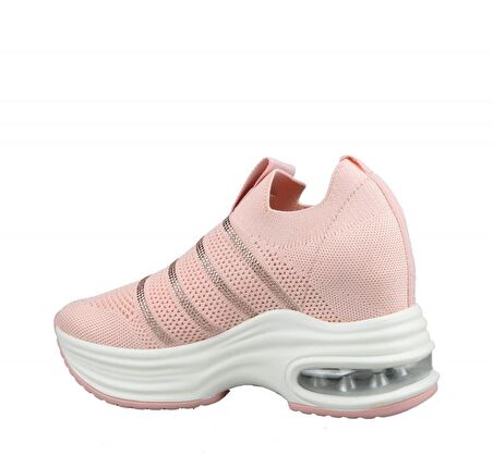GUJA 23y300-4 Dolgu Topuk Pembe Kadın Sneakers