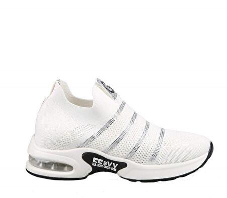 GUJA 23y312 Dolgu Topuk Beyaz Kadın Sneakers