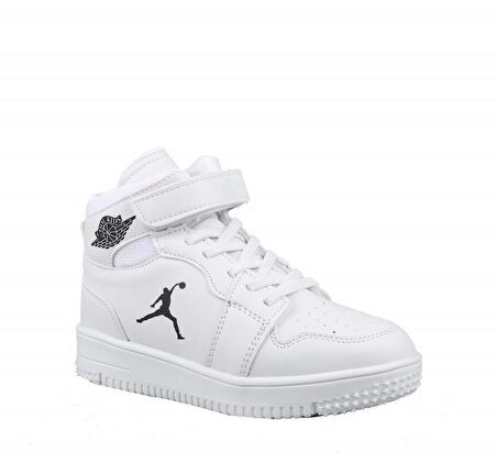 Cool Haykat Boğazlı Beyaz Çocuk Sneakers