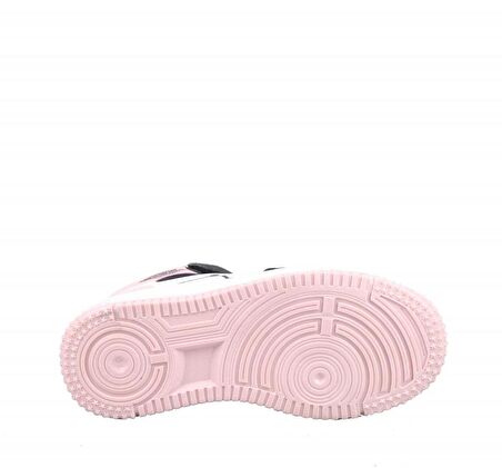 Cool Haykat Boğazlı Siyah Pembe Çocuk Sneakers