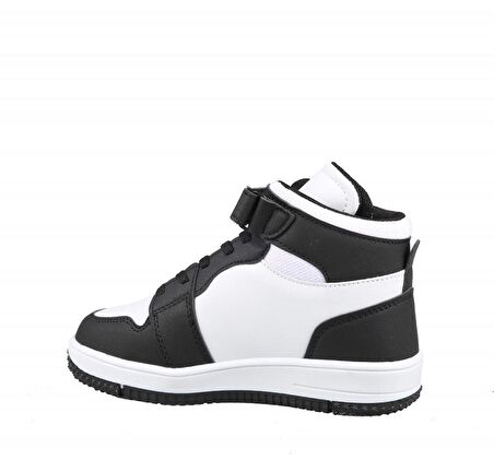 Cool Haykat Boğazlı Siyah-Beyaz Çocuk Sneakers