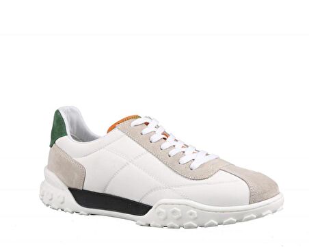 KOMCERO 3y1521 Hakiki Deri Bej Erkek Günlük Ayakkabı