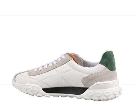 KOMCERO 3y1521 Hakiki Deri Bej Erkek Günlük Ayakkabı