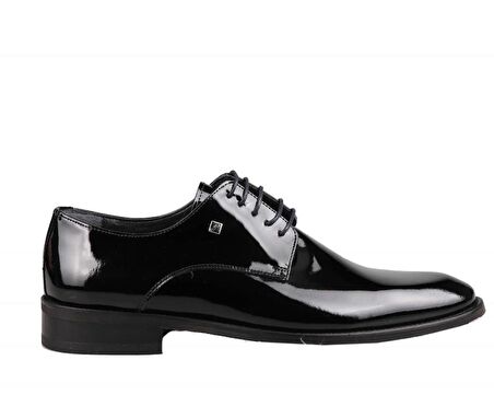 FOSCO 8003-2 Hakiki Deri Siyah Rugan Erkek Günlük Ayakkabı