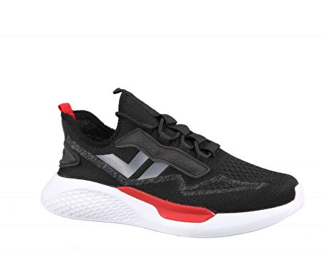 Pierre Cardin pc-31381 Siyah-Kırmızı Erkek Sneakers