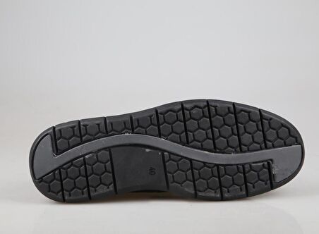 KOMCERO 3k8809 Dr Jells Hakiki Deri Siyah Erkek Günlük Ayakkabı