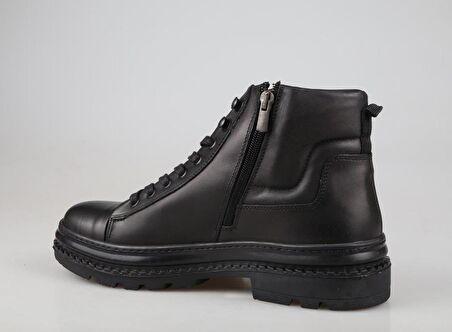 KOMCERO 3k9925 Hakiki Deri Siyah Erkek Bot