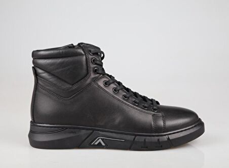 KOMCERO 3k1241 Hakiki Deri Siyah Erkek Bot