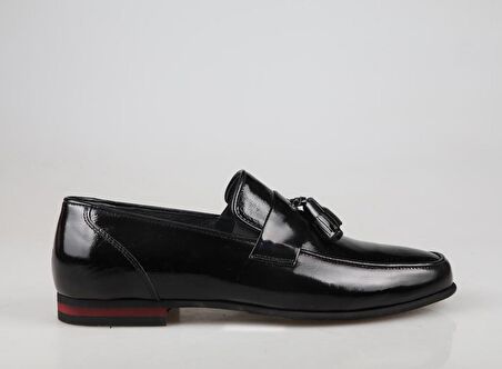 King West 53 Siyah Rugan Erkek Günlük Ayakkabı