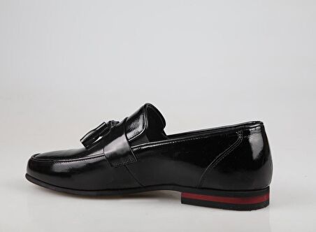 King West 53 Siyah Rugan Erkek Günlük Ayakkabı