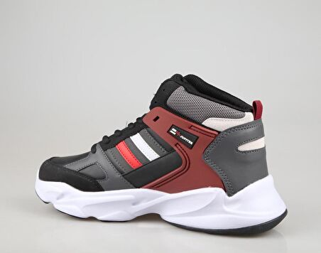 MP 232-1014 Basket Ayakkabısı Siyah-Kırmızı Erkek Sneakers