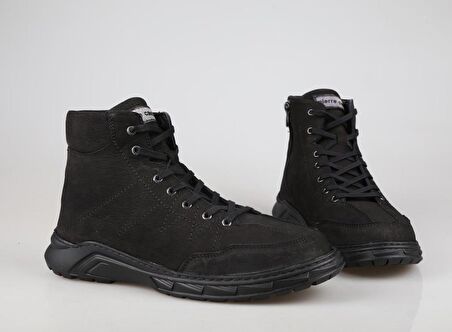 Pierre Cardin 221110 Siyah Nubuk Erkek Bot