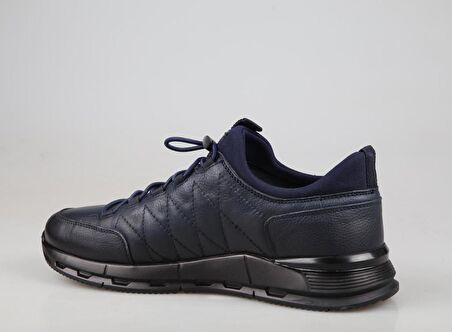 KOMCERO 3k9860 Hakiki Deri Lacivert Erkek Günlük Ayakkabı