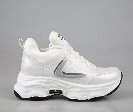GUJA 23k302 Dolgu Topuk Beyaz Kadın Sneakers