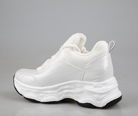 GUJA 23k302 Dolgu Topuk Beyaz Kadın Sneakers