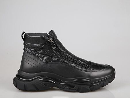 MARCOMEN 16218 Hakiki Deri Siyah Erkek Bot