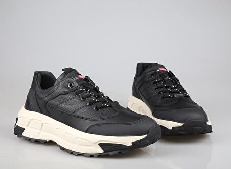 MARCOMEN 18351 Hakiki Deri Siyah Erkek Günlük Ayakkabı