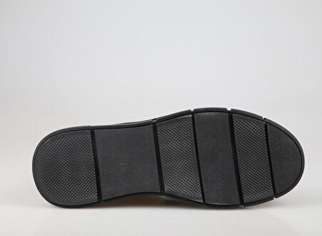 KOMCERO 3k1860 Hakiki Deri Siyah Erkek Bot