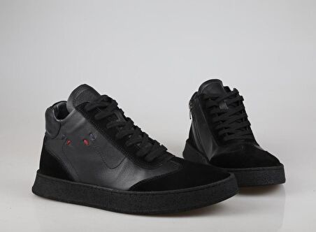 King West 23102 Siyah Suet Erkek Bot