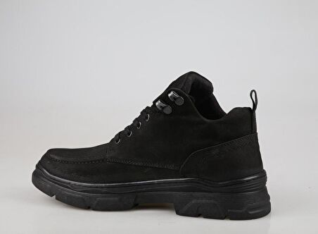 King West 24020 Siyah Nubuk Erkek Bot